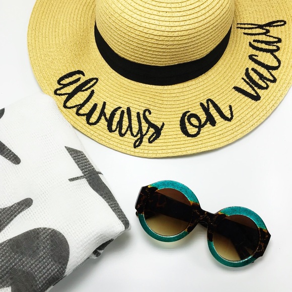 Round two tone sunglasses/Glitter Bomb - Picture 3 of 4